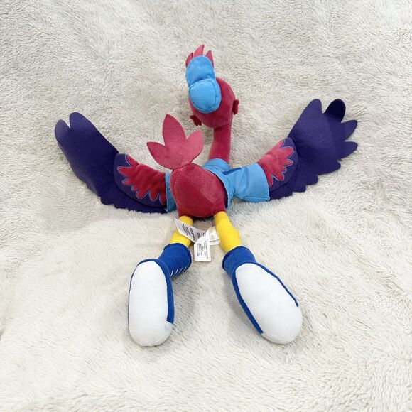 Disney Store Jr T.O.T.S Tots Freddy the Flamingo Baby Delivery Bird 21” Stork - Picture 2 of 5